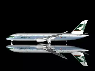 Cathay Pacific 787- 8 Dreamliner 3D model