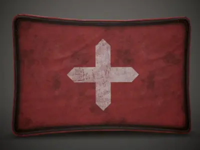 Small Medkit Low-poly 3D model