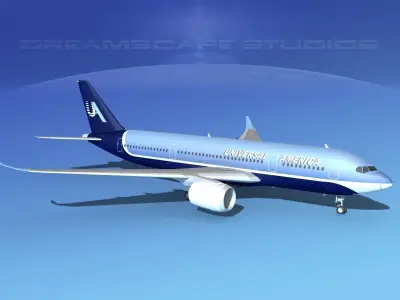 Airbus A350-800 Universal Charters 3D model