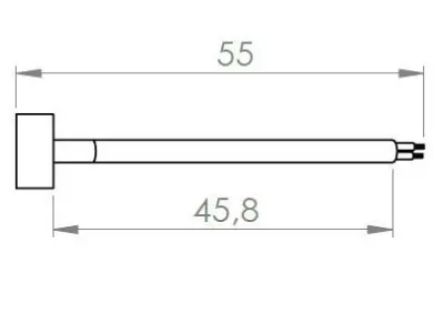 Short cable 3D model