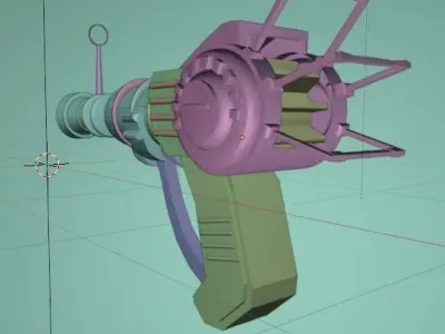 RayGun - Call Of Duty Zombies Low-poly 3D model