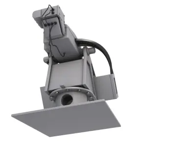 Oerlikon Searanger Naval Gun 3D model