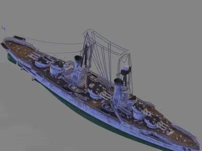 RN Andrea Doria 3D model