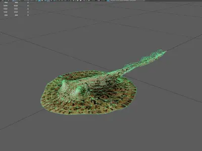 DiscusRay Low-poly 3D model