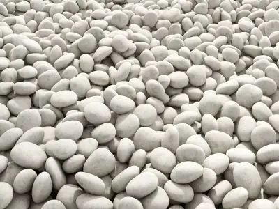 Pebble road part 2 3D model