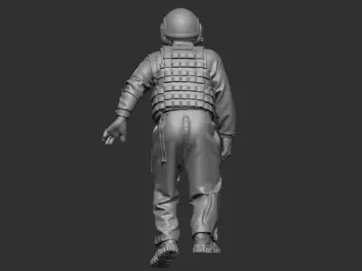 USA Modern Tankman 2 3D print model