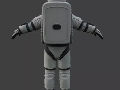 Realistic Astronaut Space Suit 3D model