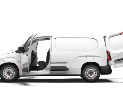 Citroen Berlingo LWB Van HQ Interior 2024 3D model