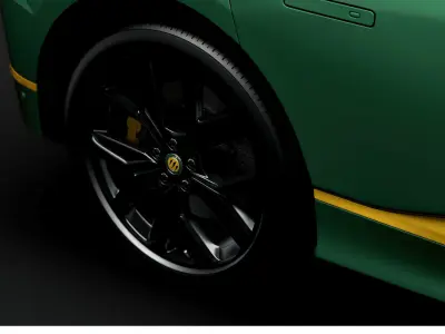 Lister I Pace EV400 ADW HSE 2019 wheel 3D model