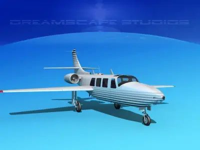 Piper Aerostar FJ-100 Fanjet V08 3D model