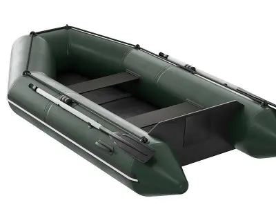 Inflatable Boat 2 BLENDER 3D Model Cycles 3D model