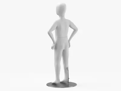 Clothing Mannequins Modular 07 3D model