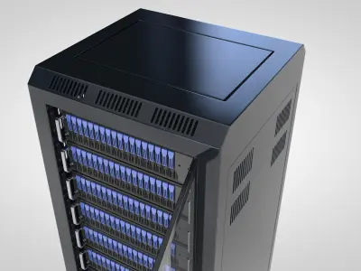 Server Rack 3D model buy