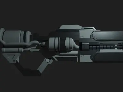 BLASTERS Free low-poly 3D model