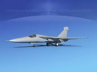 General Dynamics EF-111 Raven VBM 3D model