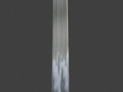 Simple sword Low-poly 3D model