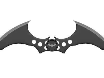 Batarang 3D Model From Batman Arkham Series 3D model