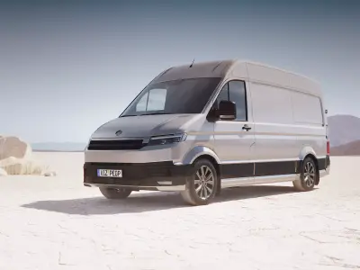 Cargo van unbranded 3D model