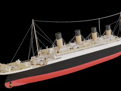 RMS Olympic 3D model