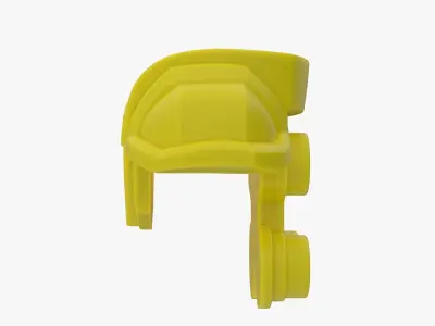 Real Size Lego Knight Armor For Minifigure Low-poly 3D model