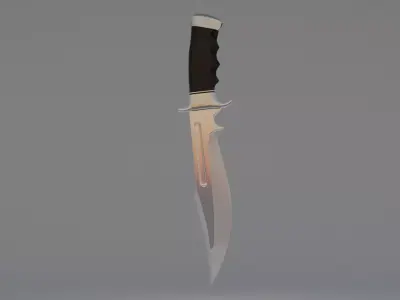 Tactical knife for tactic games and to the 3D printing 3D model