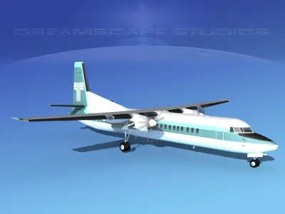 Fokker F-60 Transamerica 3D model