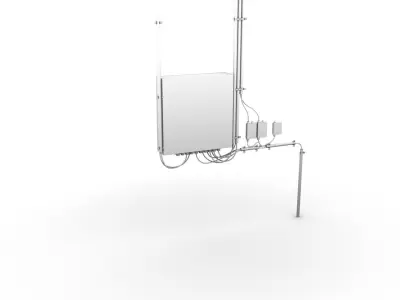 Schaltschrank electrical device 3D model