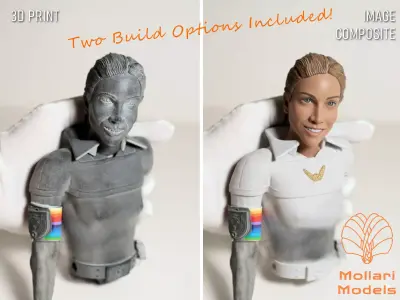 Colonel Wilma Flight Suit - Buck Rogers in the 25th Century 3D print model
