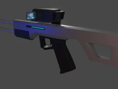 Stasis Rifle Redesign Fanmade Free 3D model