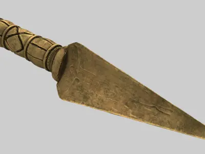 Ritual Dagger 3D model