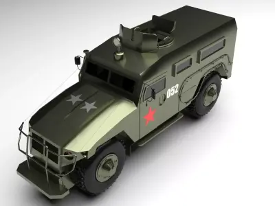 Russian Gaz Tiger 3D model