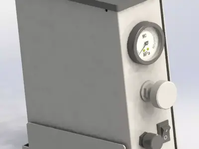  Pneumatic component box 3D model