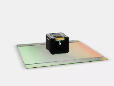 Modern Rectangular BatteryPack Low-poly 3D model