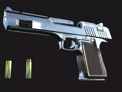 Desert Eagle Free low-poly 3D model