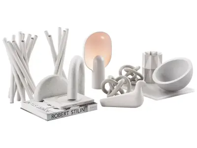 021 WHITE decorative pack PART 1 3D model