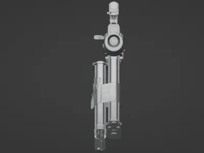 AKS 74U PM Low-poly 3D model