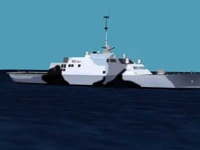 Freedom Class Blk 1 LCS-1 USS Freedom 3D model