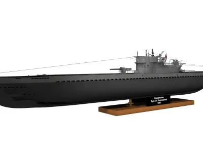 U-505 3D model