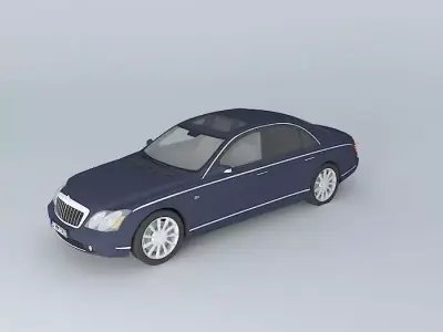 Maybach 57 S W240 2005 Free 3D model