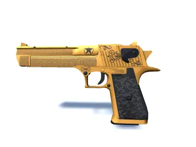 M1911 Pistol Game-Ready skin Low-poly 3D model