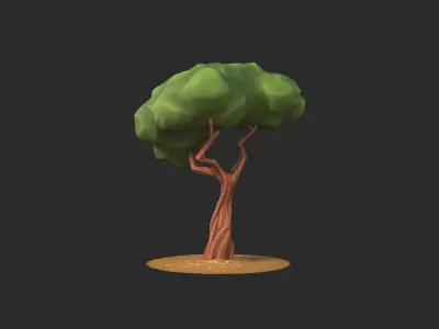 Stylized Tree V2 3D model