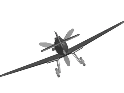 Messerschmitt Bf 109 3D model