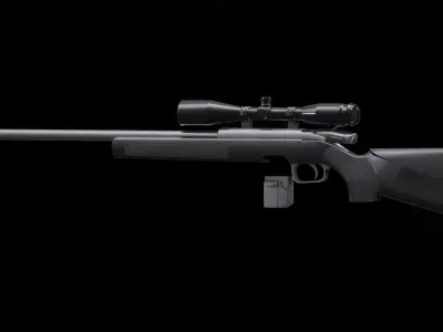 Steyr SSG 69 Rigged PBR Low-poly 3D model