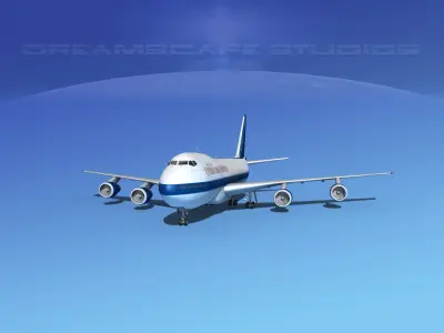 Boeing 747-100 United Cargo 3D model
