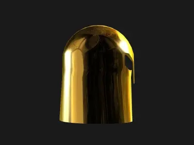 578 polygons spartan helmet Low-poly 3D model