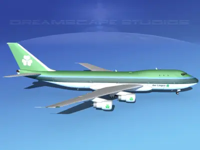 Boeing 747-100 Aer Lingus 3D model