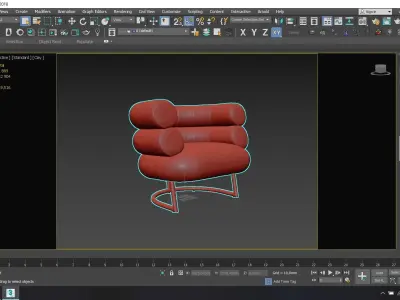 Classicon Bibendum Armchair Free low-poly 3D model