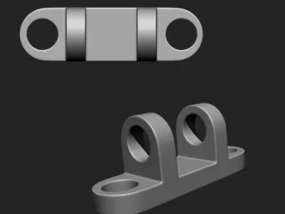 Mechanical Parts IMM Brush Pack 25 in One Vol 3 3D model