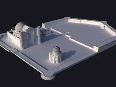 Mosque 3d model 3D model