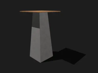 3D Model of InOut 39 - Contemporary Outdoor Lounge Chair Free 3D print model